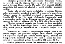 Obr. 1. Časopis Elektrotechnický obzor - červen 1944 - Elektrocykl - strana 1.